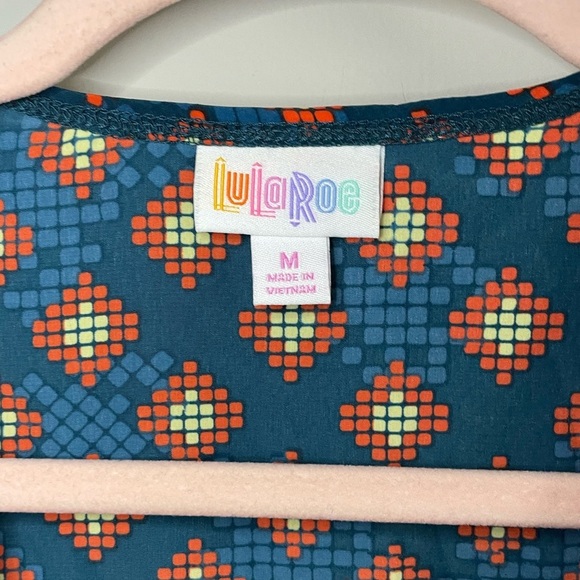 Lularoe Geometric Joy Longline Vest - Picture 3 of 7